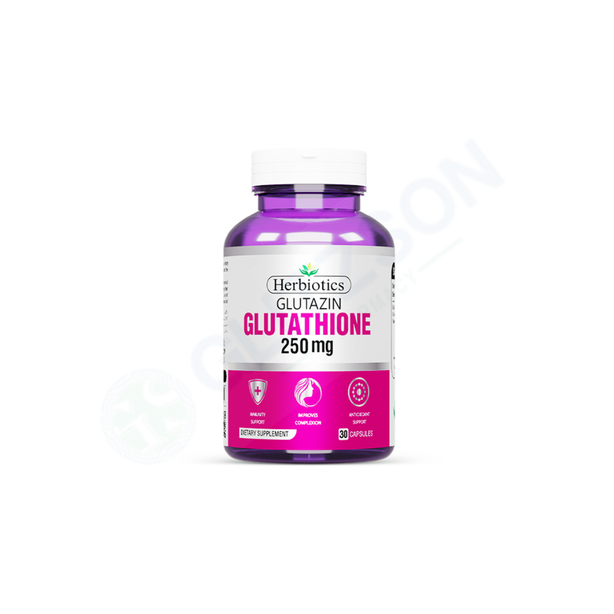 Herbiotics Glutazin Tablets 250mg (1 Bottle = 30 Tablets)