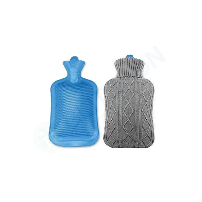 Hot Water Bottle With Cover Hover Image