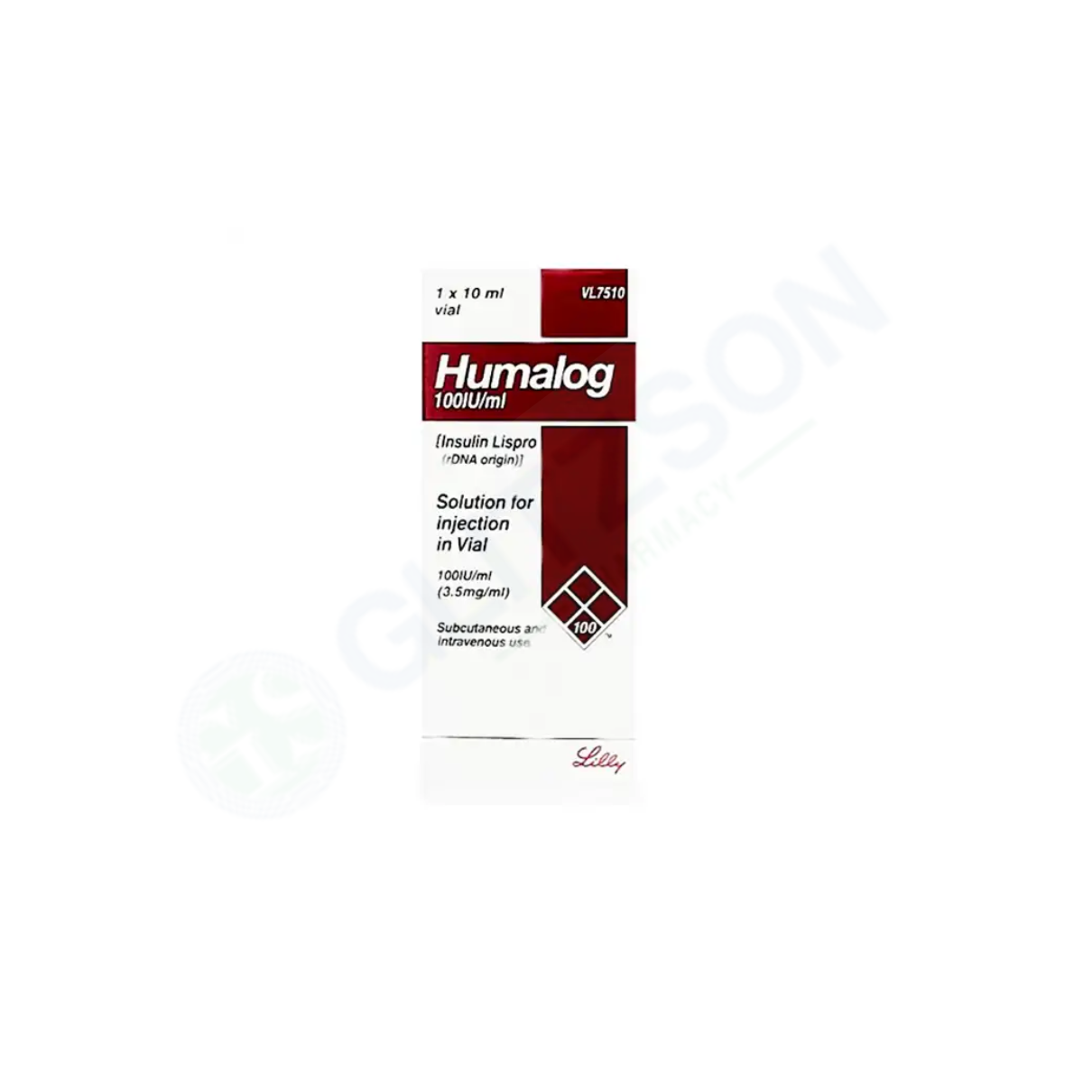 Humalog Injection 100Iu/ml (1 Box = 1 Injection)