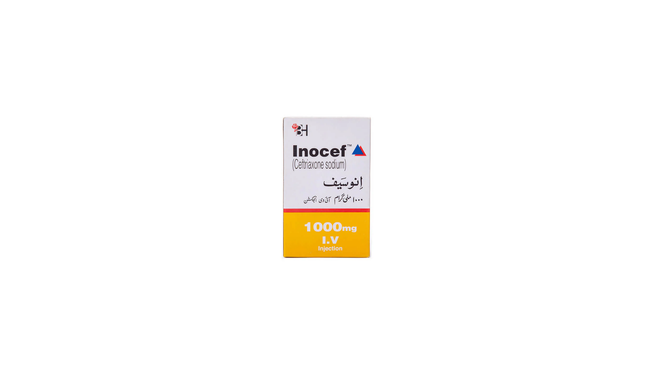 Inocef Iv Injection 1000mg (1 Box = 1 Injection) Hover Image