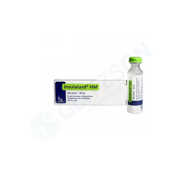 Insulatard Hm Injection 100Iu/ml 10ml (1 Box = 1 Injection) Hover Image