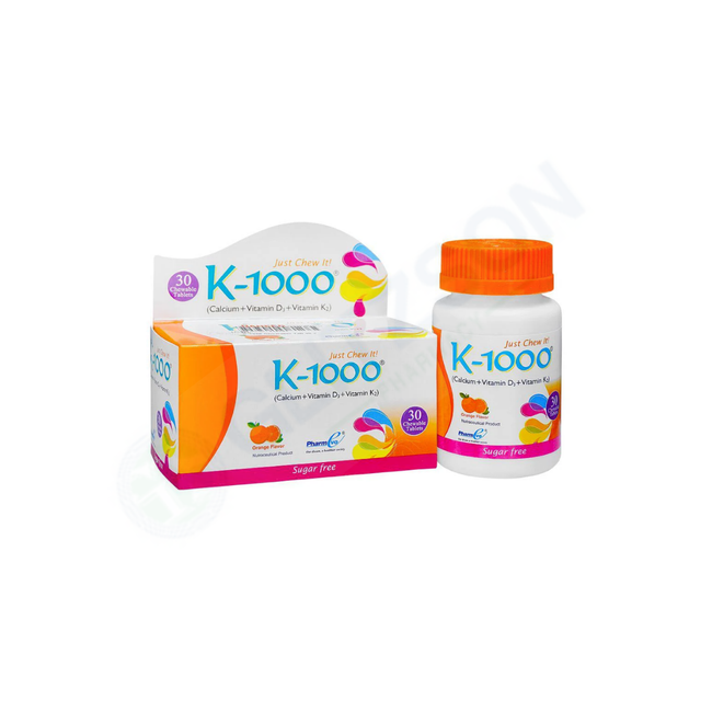 K-1000 Chewable Tablets (1 Box = 30 Tablets) Hover Image