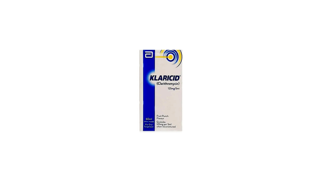 Klaricid 60ml Suspension 125mg/5ml Hover Image