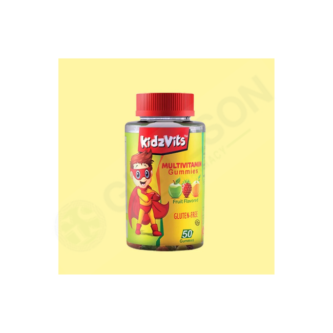 Kidzvits Multivitamin Gummies (1 Bottle = 50 Gummies) Hover Image