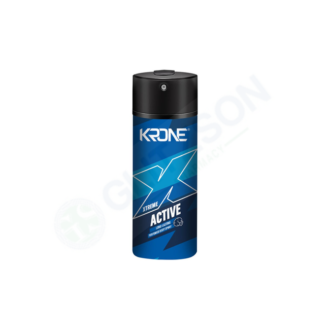 Krone Xtreme Active Body Spray 150ml Hover Image
