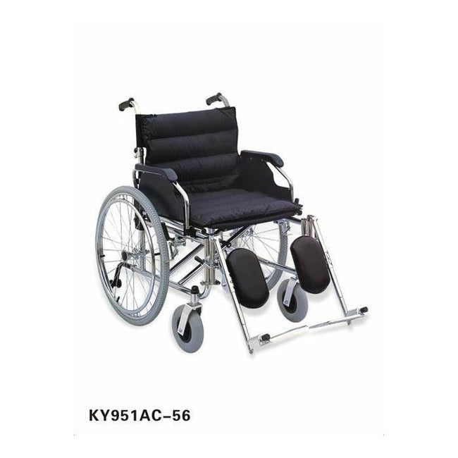 Ky 951ac 56 Heavy Duty Wheelchair With Foldable Backrest Hover Image