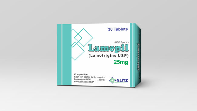 LAMEPIL 25MG TABLET(1 BOX=3 STRIPS)(1 STRIP=10 TABLETS) Hover Image