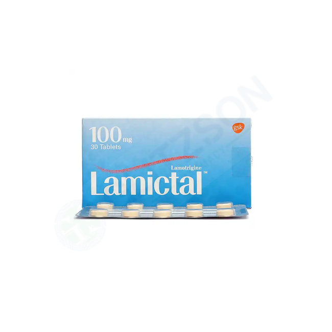 Lamictal Tablets 100mg (1 Strip = 15 Tablets) Hover Image