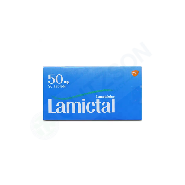 Lamictal Tablets 50mg (1 Strip = 15 Tablets) Hover Image