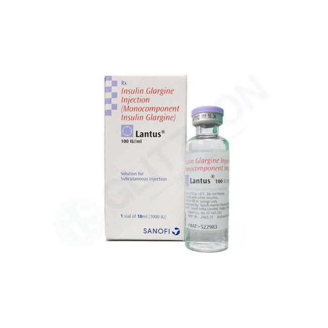 Lantus Injection 100Iu/ml 10ml (1 Box = 1 Injection) Hover Image