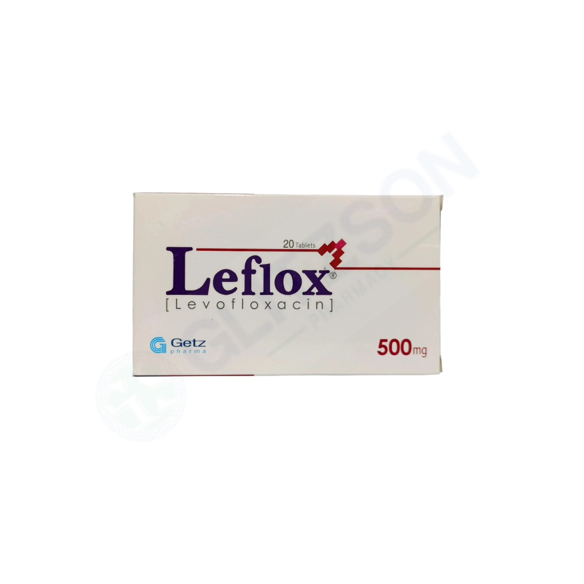 Leflox Tablets 500mg (1 Box = 2 Strips) (1 Strip = 10 Tablets)