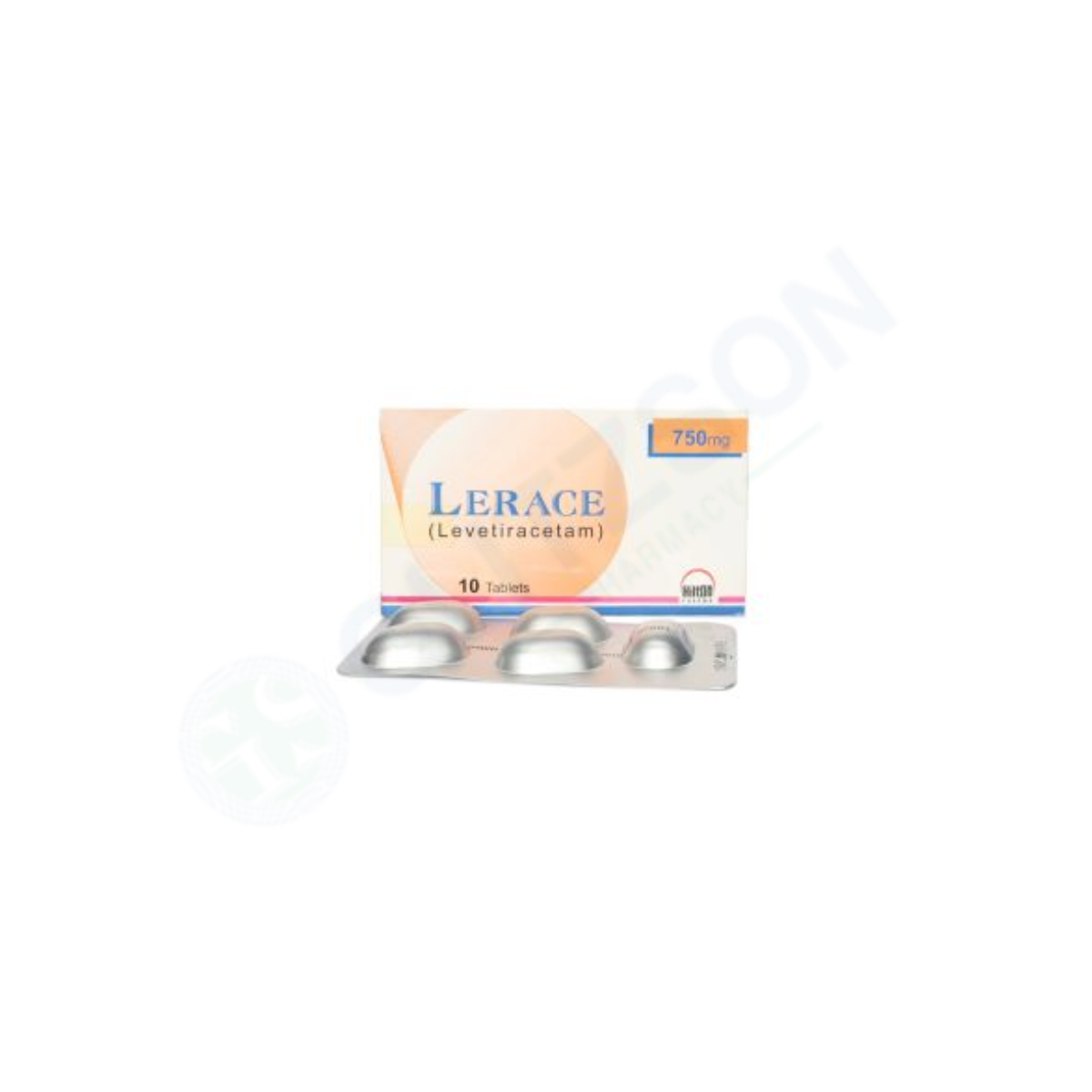 Lerace Tablets 750mg (1 Box = 2 Strips) (1 Strip = 5 Tablets)