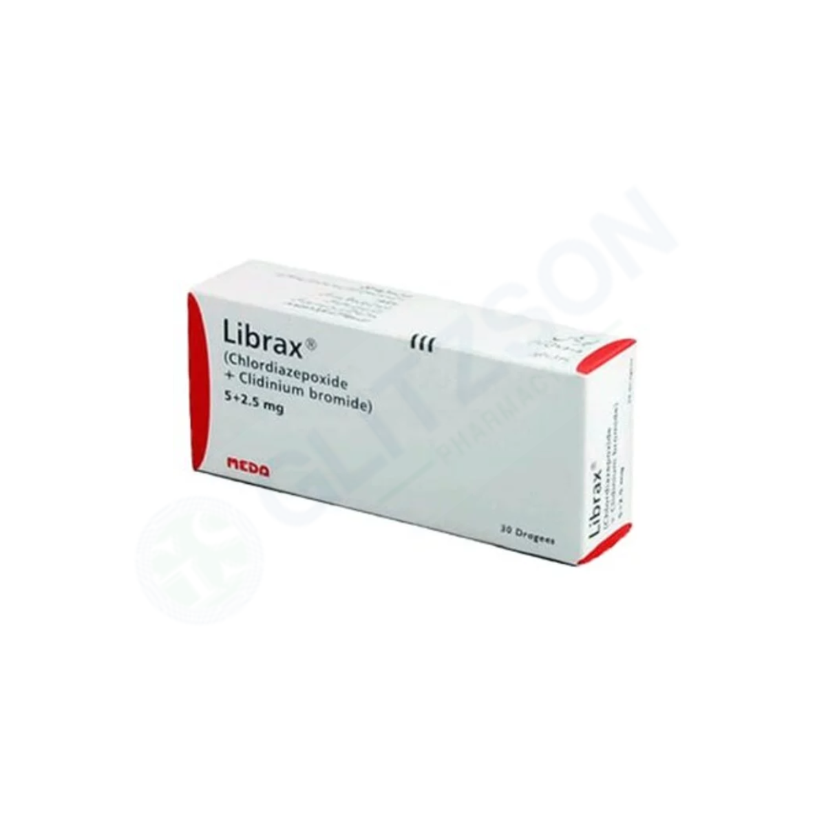 Librax Tablets 5mg+2.5mg (1 Strip = 10 Tablets)
