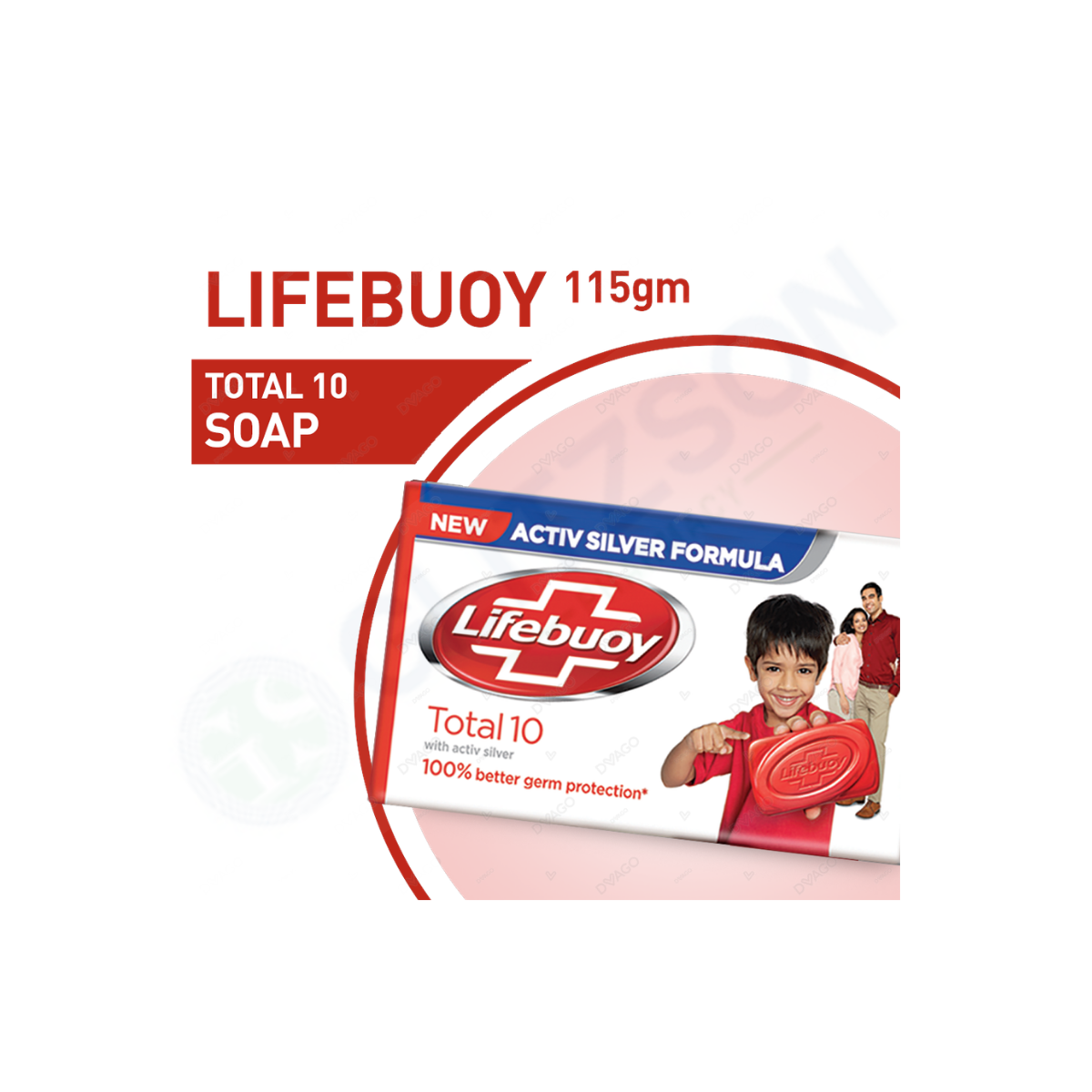 Lifebuoy Total 10 With Activ Silver Soap 112g