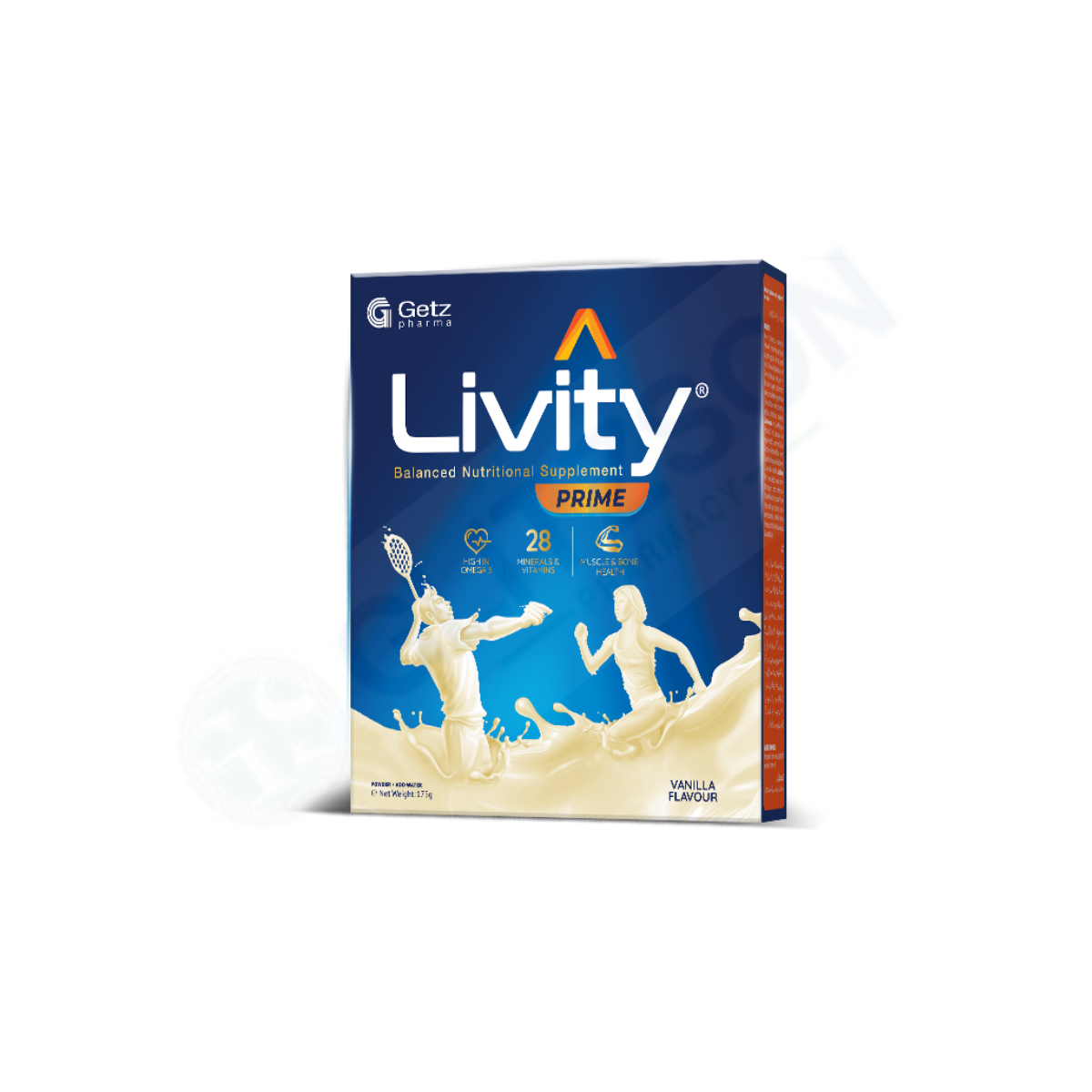 Livity Milk Powder Vanilla Soft Pack 175g