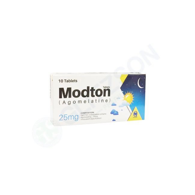 MODTON TAB 25MG (1 BOX = 1 STRIP) Hover Image
