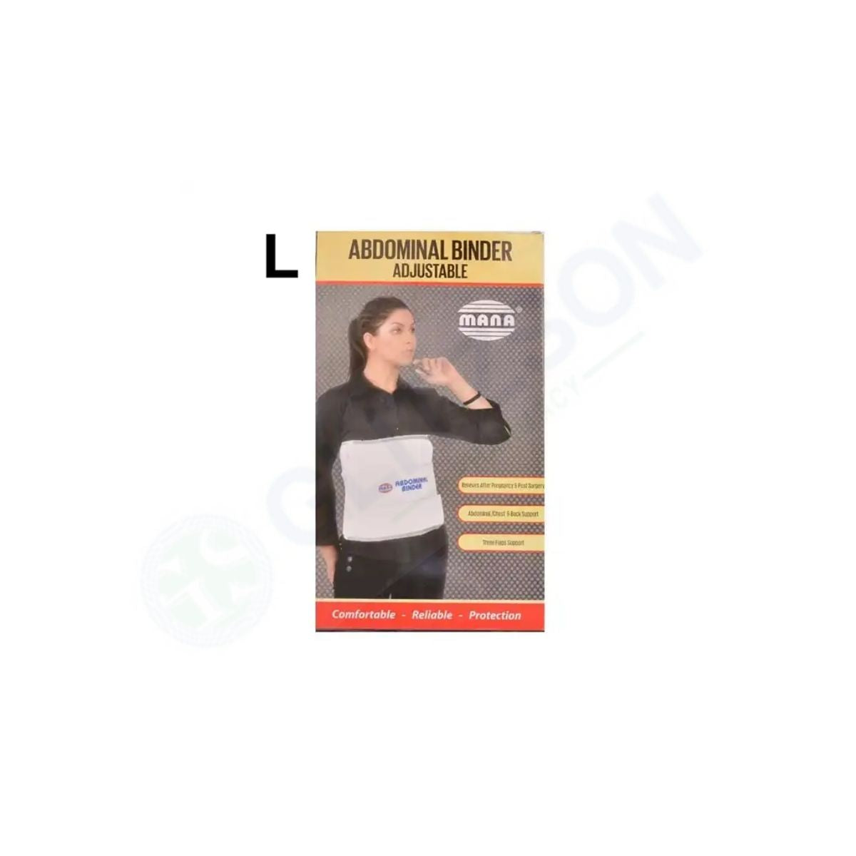 Mana Abdominal Waist Binder Size Large