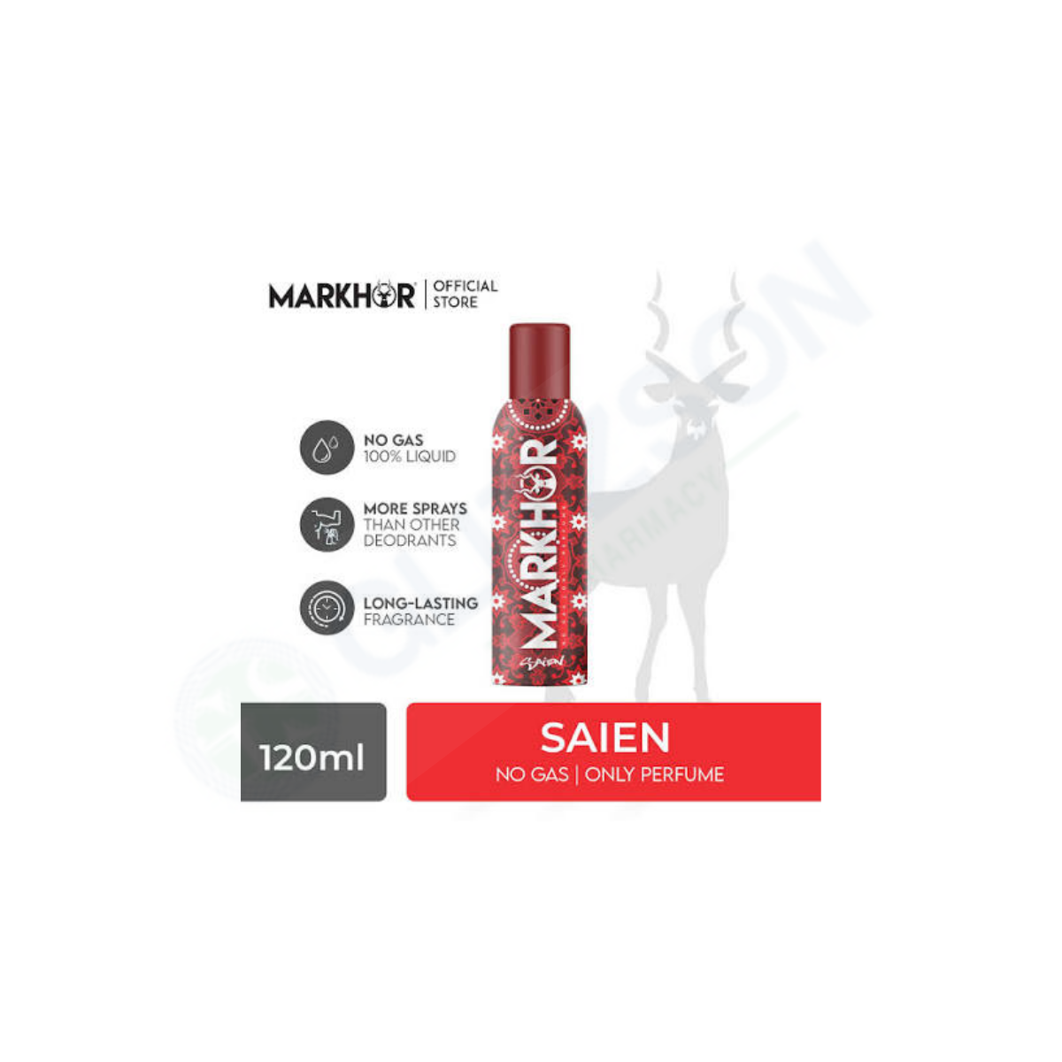 Markhor Saien Body Spray (Non-Gas) 120ml
