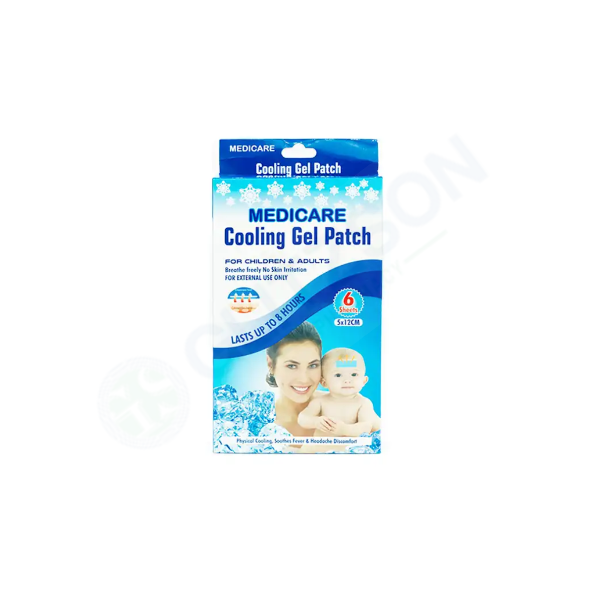 Medicare Cooling Gel Patch Sheets (Box = 6 Sheets)