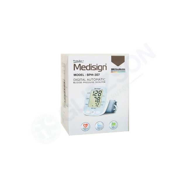 Medisign Digital Blood Pressure Monitor BPM 307 Hover Image