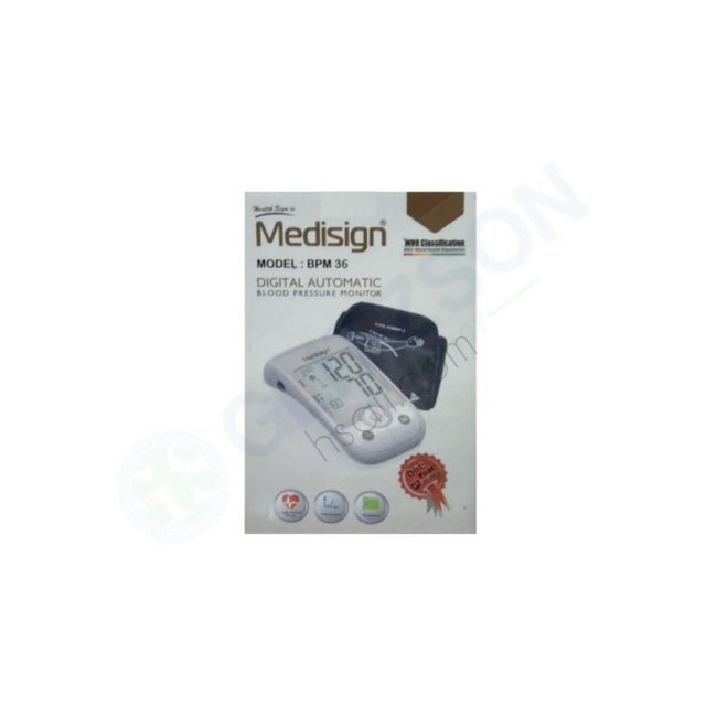 Medisign Digital Blood Pressure Monitor BPM 36 Hover Image