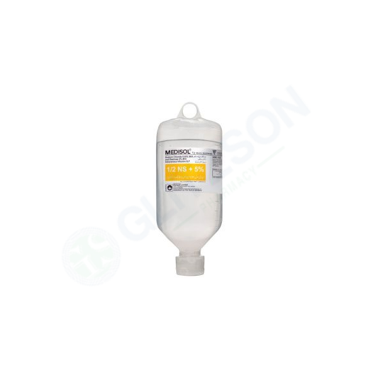 Medisol 1 2 Saline 500ml 5% 1 2