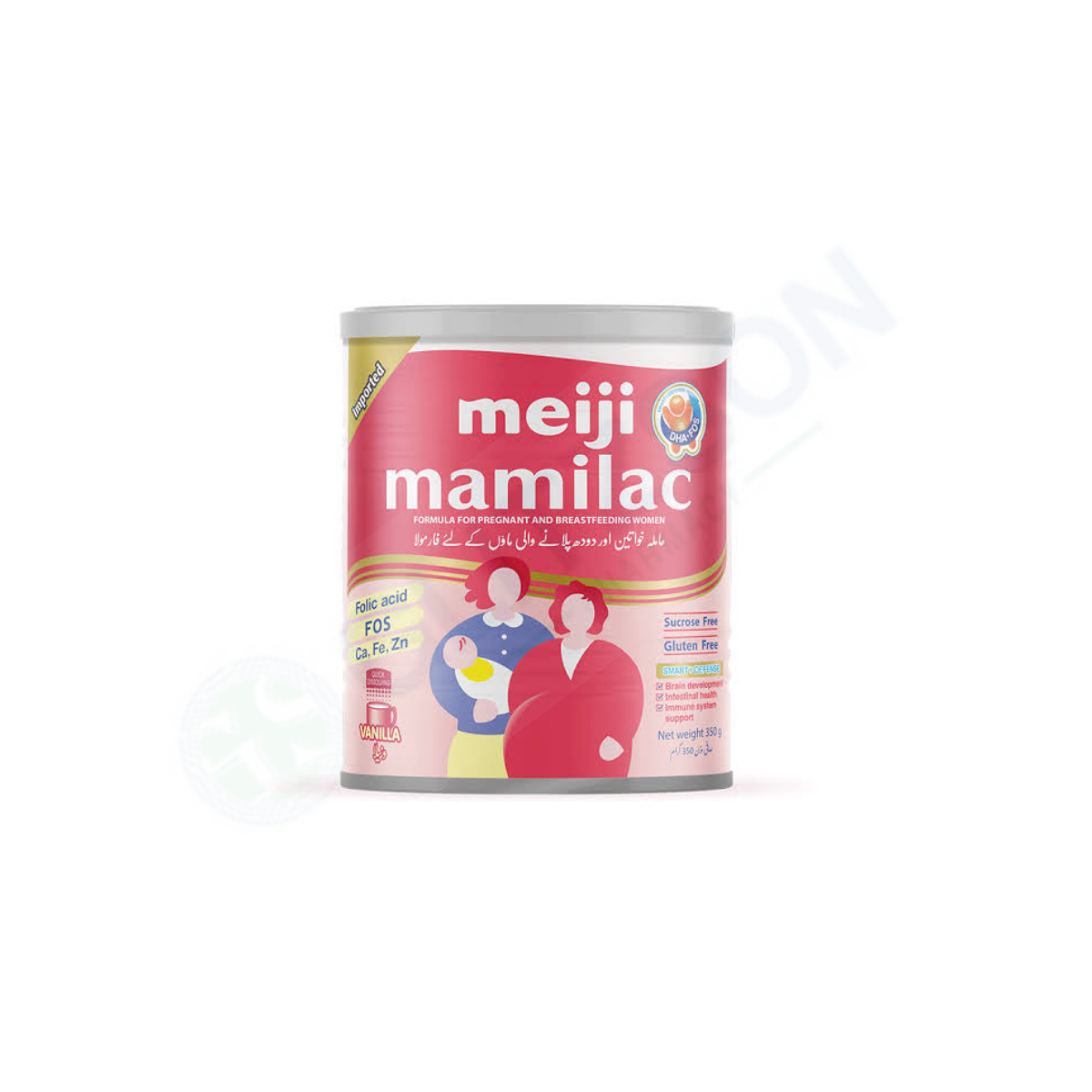 Meiji Mamilac Vanilla Sucrose Free Milk Powder 350g