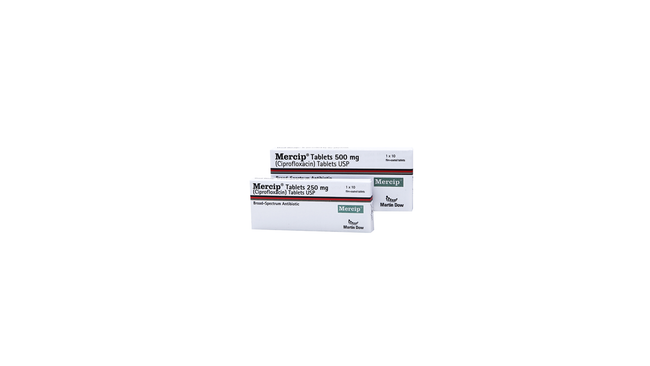 Mercip Tablets 500mg (1 Box = 1 Strip)(1 Strip = 10 Tablets) Hover Image