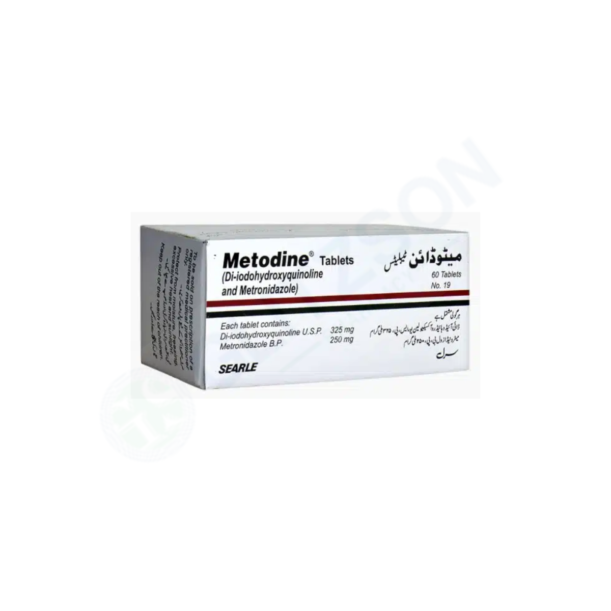 Metodine Tablets 325mg/250mg (1 Strip = 10 Tablets)