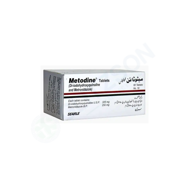 Metodine Tablets 325mg/250mg (1 Strip = 10 Tablets) Hover Image