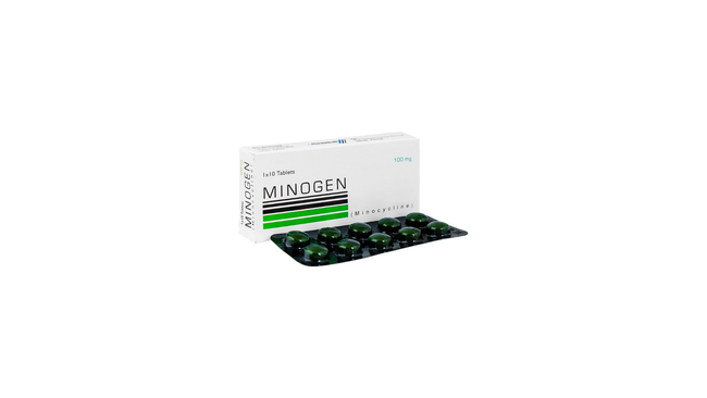Minogen Tablets100mg (1 Box = 1 Strip)(1 Strip = 10 Tablets) Hover Image