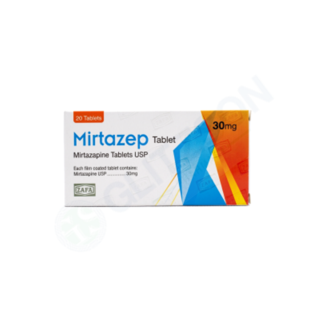Mirtazep 30mg Tablets ( Pack of 20 Tablets) Hover Image