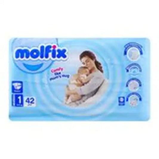 Molfix Baby Diapers Twin Pack Newborn Size 1 42Pcs