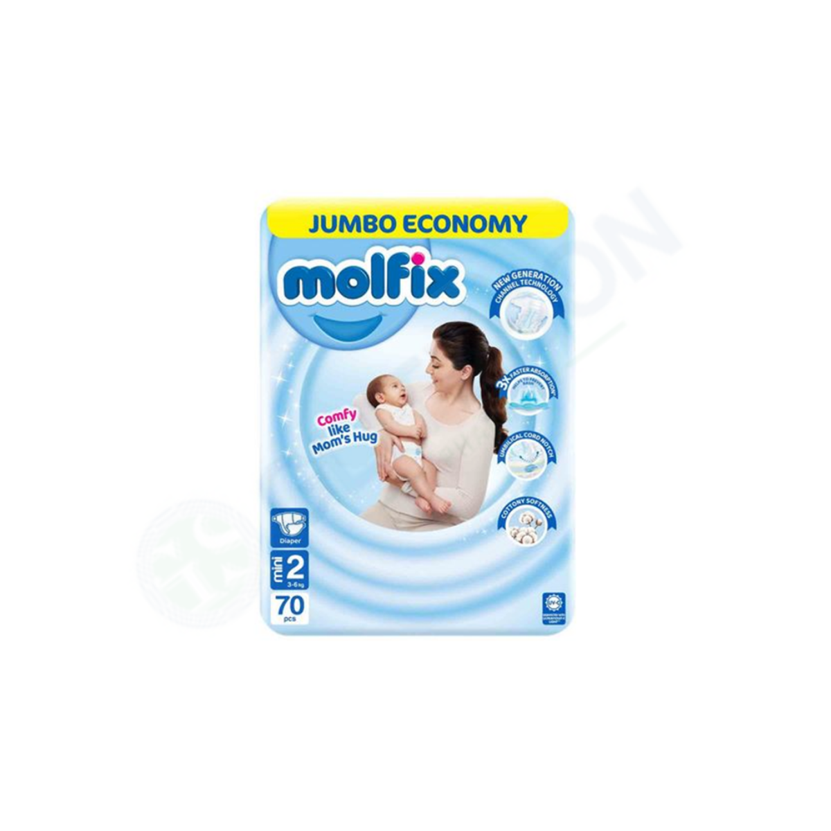 Molfix Baby Diapers Jumbo Pack Mini Size 2 70Pcs