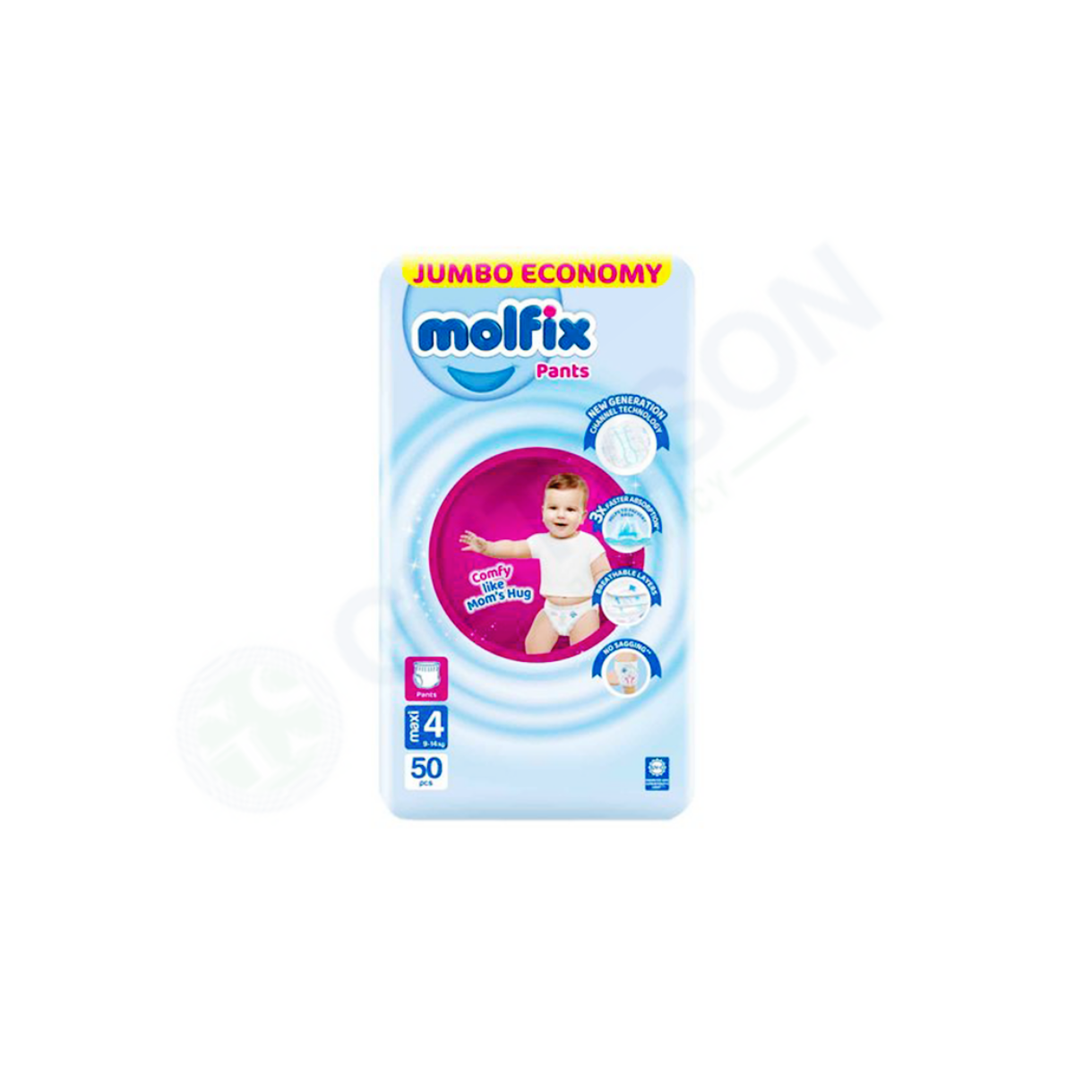 Molfix Baby Pants Jumbo Pack Maxi Size 4 50Pcs