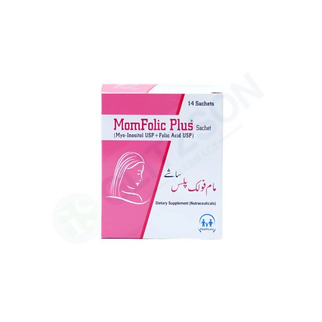 Momfolic Plus Sachet (1 Box = 14 Sachets) Hover Image