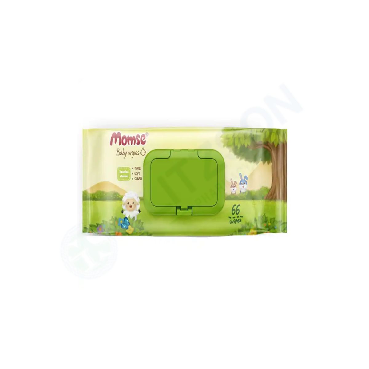 Momse Wipes Regular Pack (Box = 66Pcs)