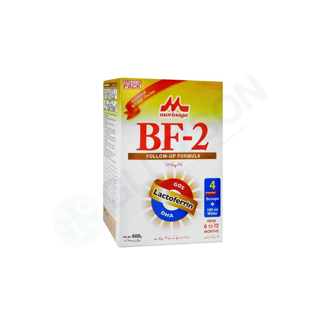 Morinaga BF-2 Follow-Up Formula Milk Powder Box 600g Hover Image