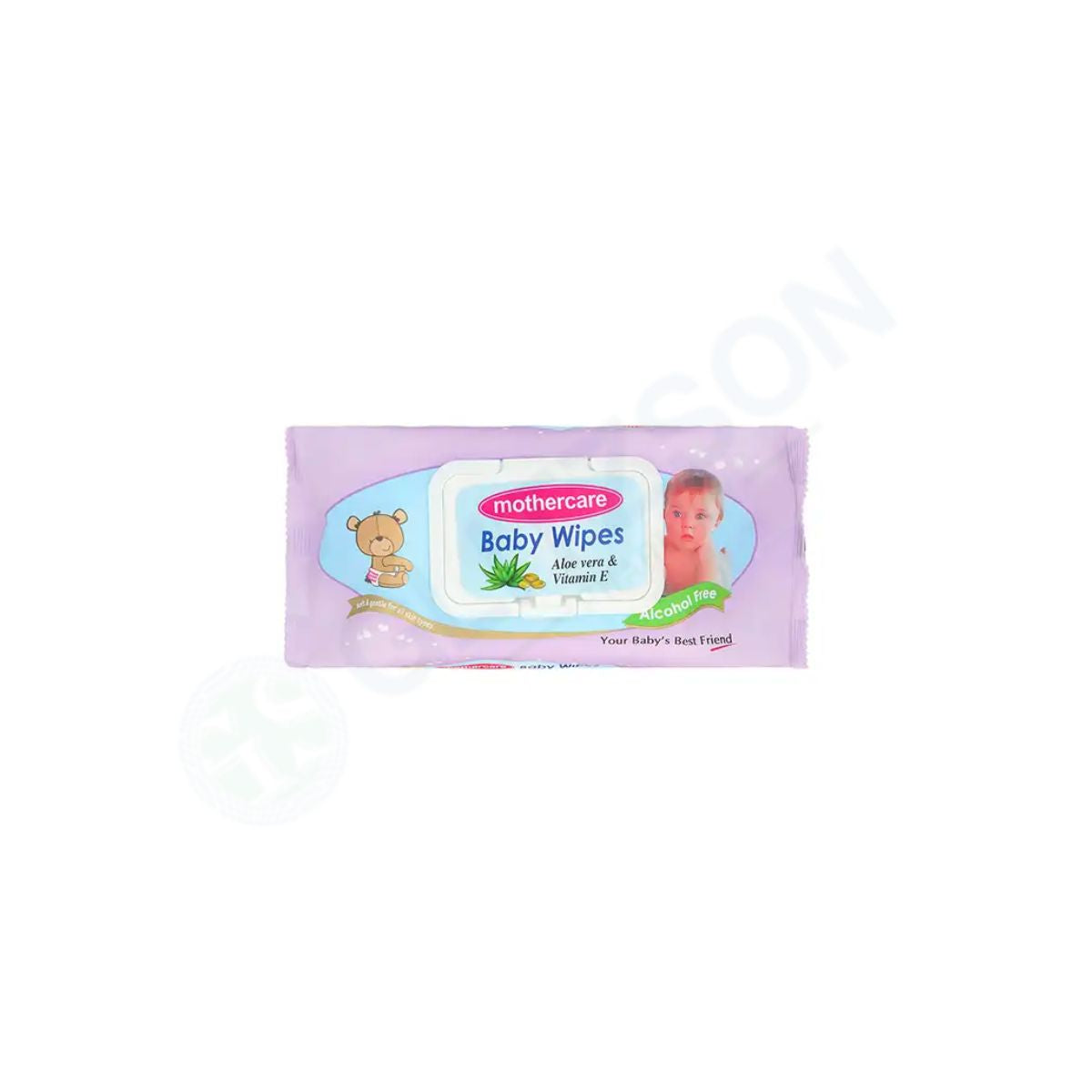 Mothercare Baby Wipes Purple (Box = 70Pcs