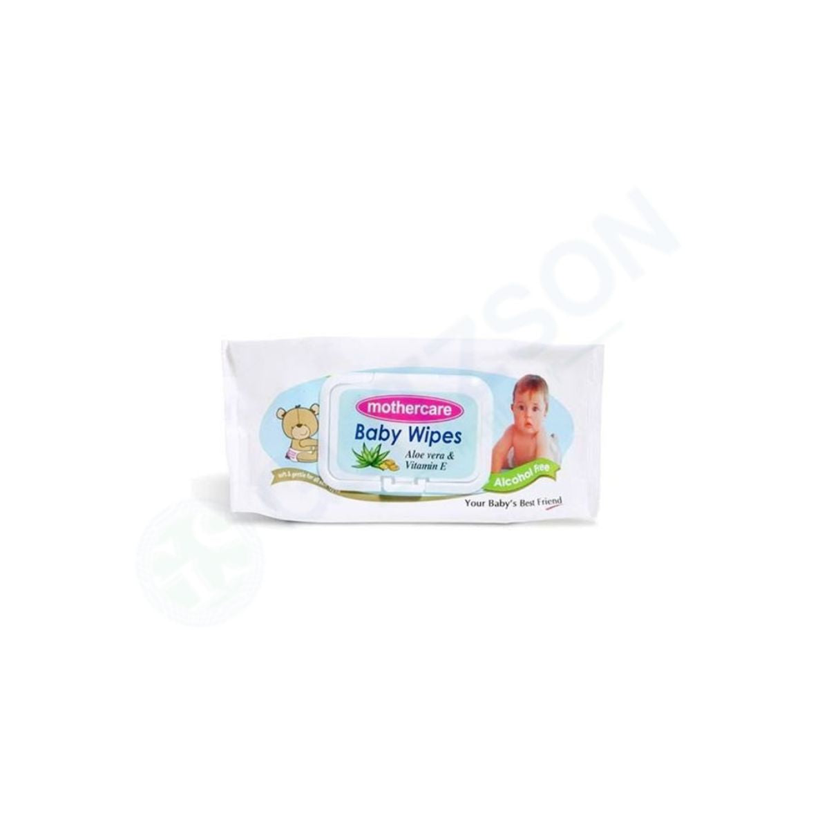 Mothercare Baby Wipes White Lid (1 Box = 72Pcs)