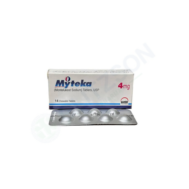 Myteka Tablets 4mg (1 Strip = 7 Tablets)(1 BOX =14TAB) Hover Image