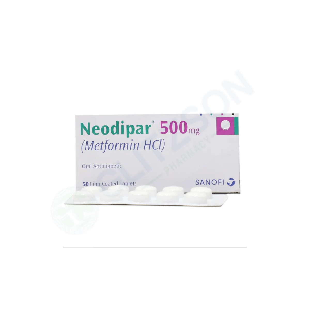 Neodipar Tablets 500mg (1 Strip = 10 Tablets)