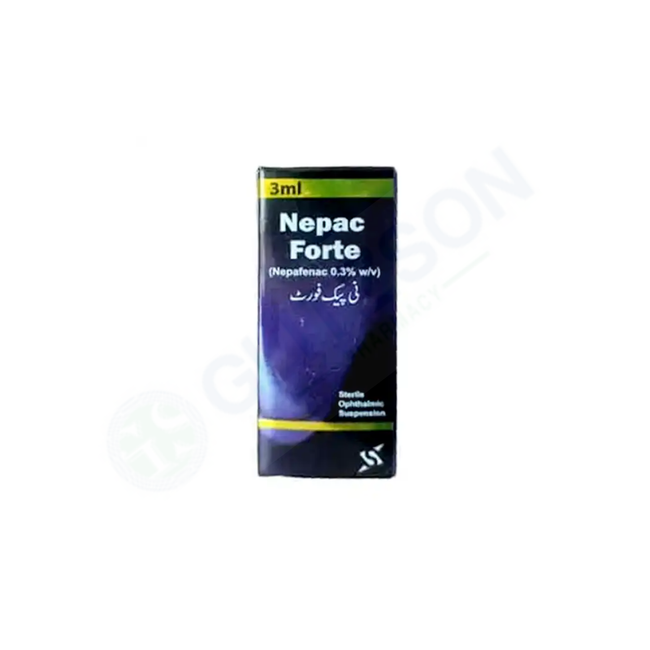 Nepac Forte Eye Drops 3% 3ml Hover Image