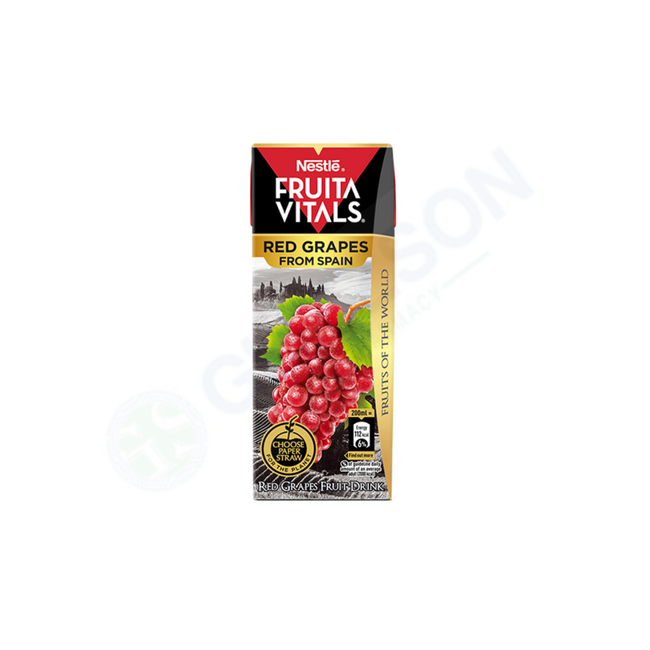 Nestle Fruita Vitals Red Grapes Fruit Drink 200ml Hover Image