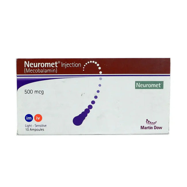 Neuromet IM/IV Injection 500mcg 10s Hover Image