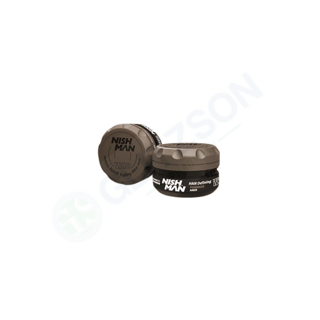 Nishman Hair Defining Water Based Pomade W10 100ml Hover Image