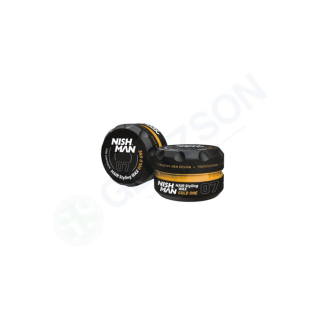 Nishman Hair Styling Aqua Wax 07 Gold 100ml Hover Image