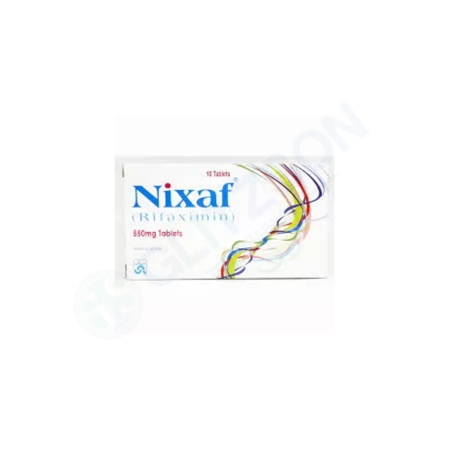 Nixaf Tablets 550mg (1 Box = 1 Strip)(1 Strip = 10 Tablets) Hover Image