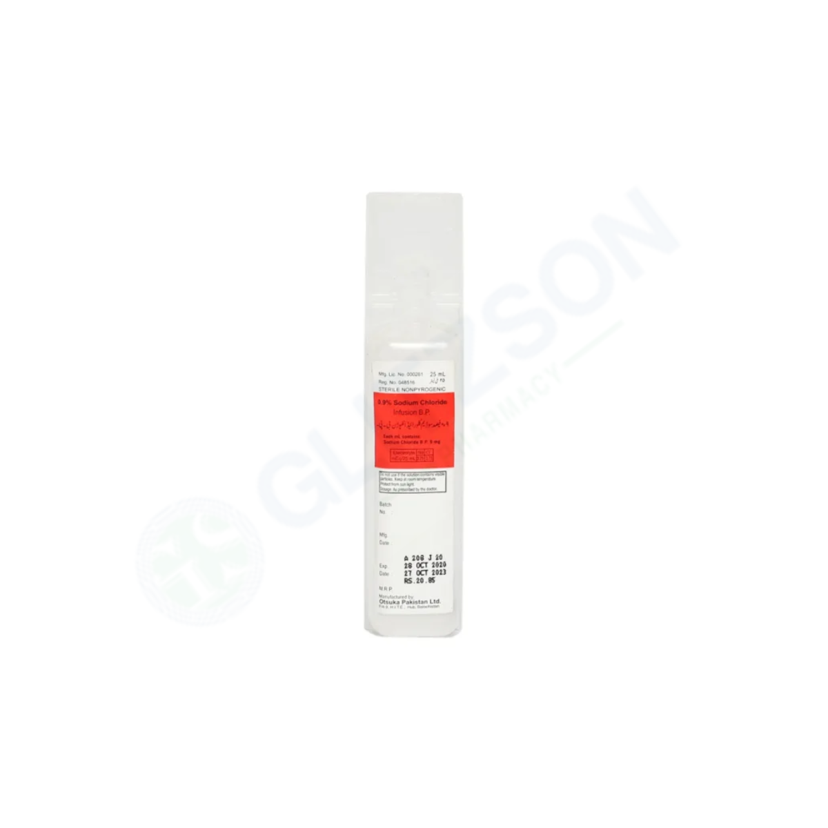 Normal Saline Ampoule 0.9% 25ml