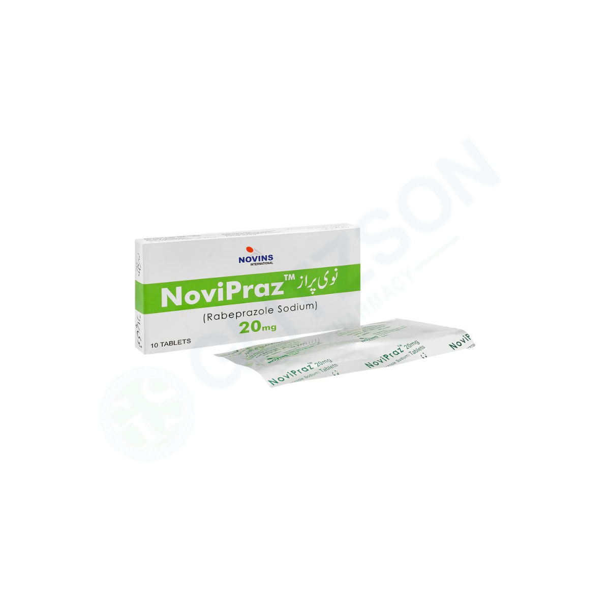 Novipraz Tablets 20mg (1 Box = 1 Strip)(1 Strip = 10 Tablets)